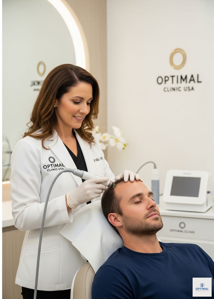 Alma TED hair restoration treatment at EliteMD